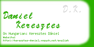 daniel keresztes business card