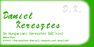 daniel keresztes business card